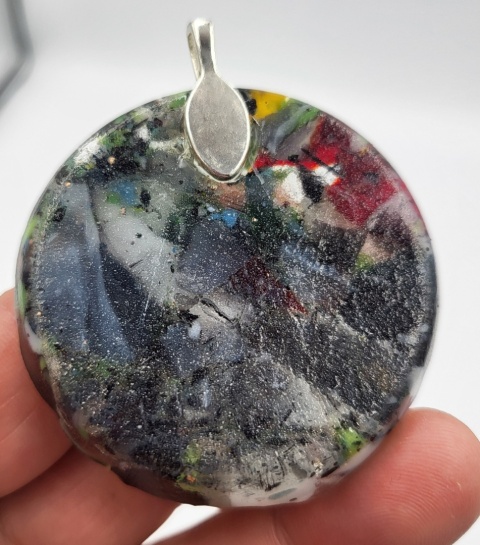 Zawieszka szklana duża
